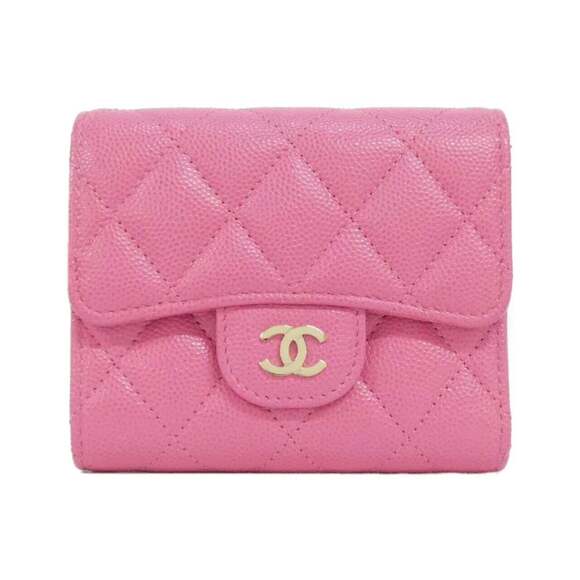 CHANEL Handbags - CHANEL Pink Wallet